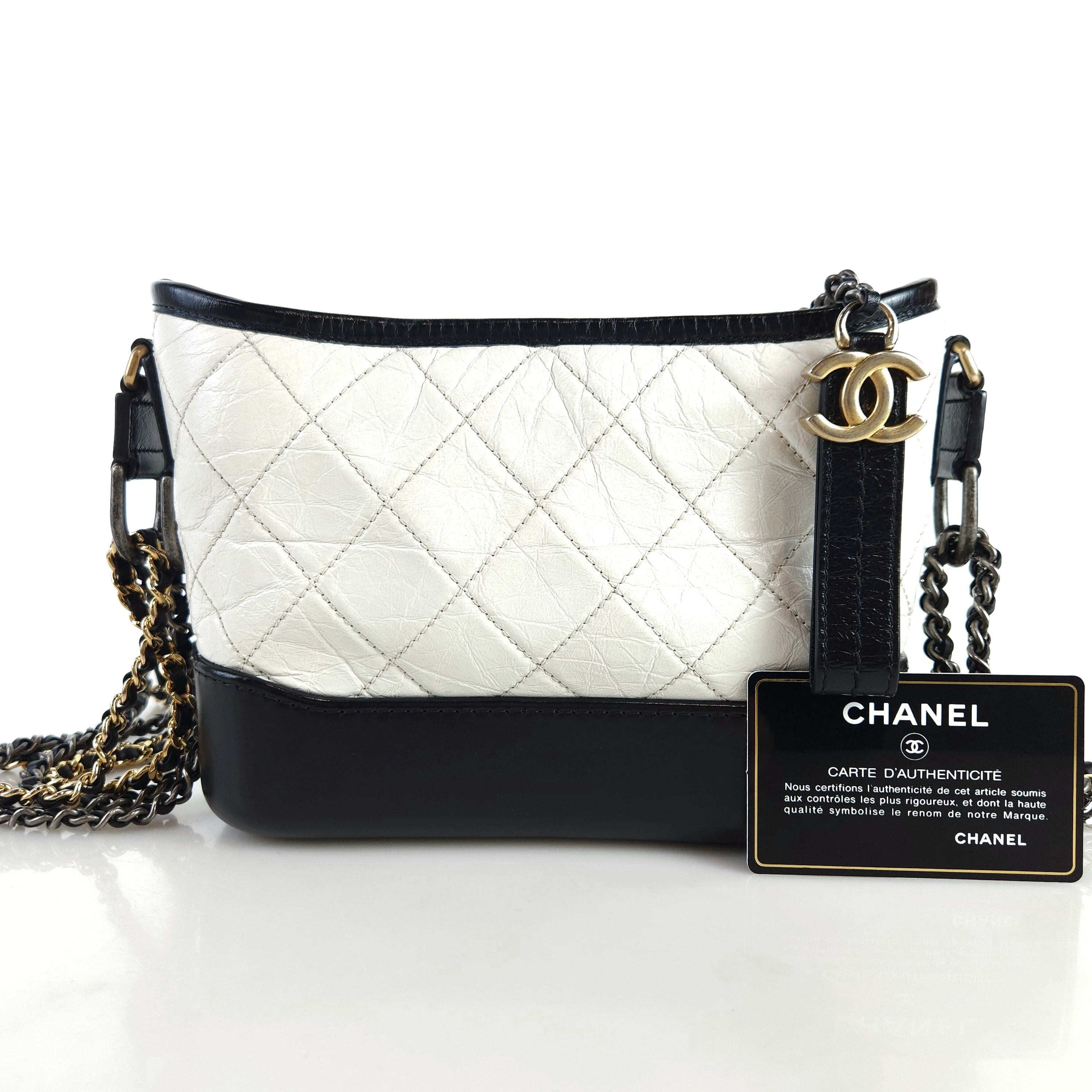 CHANEL Gabrielle Hobo Shoulder Crossbody Bag A91810 8826