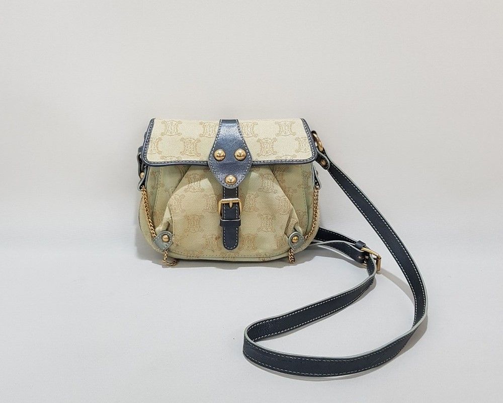 Celine Crossbody Bag Black Blanc SKU123