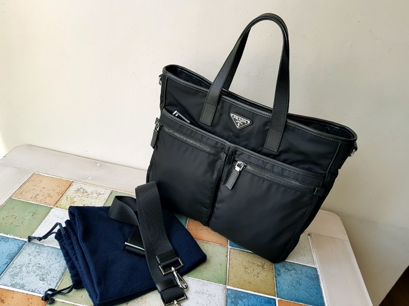 Prada Unisex Nylon Shoulder Tote Bag 2VG860