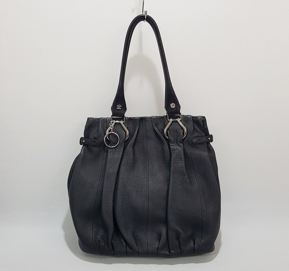 Celine Black Leather Shoulder Bag SKU12345