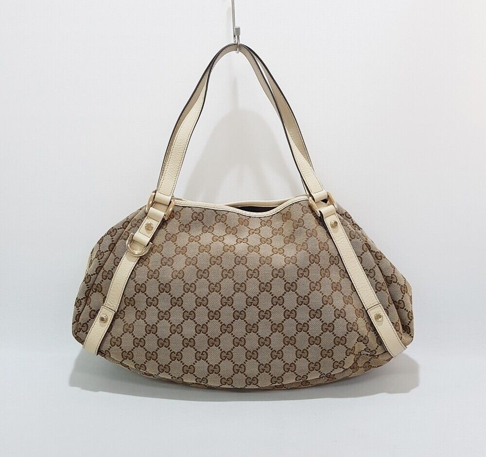 Gucci Canvas Pebble Shoulder Bag GG - One Size SKU: GG