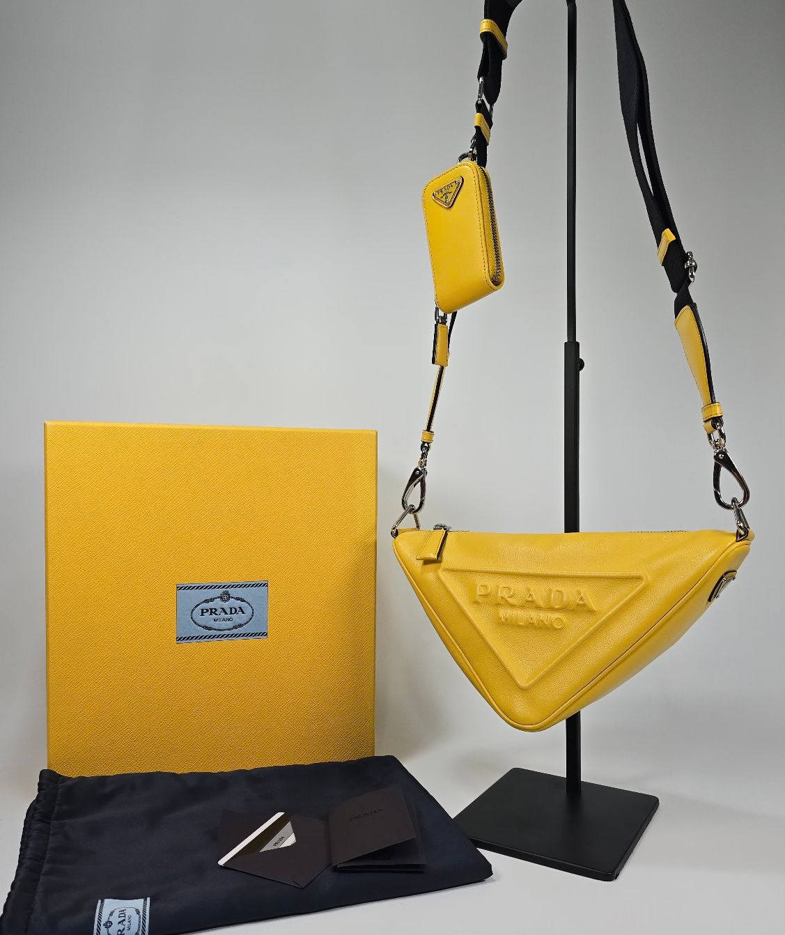 Prada Triangle Shoulder Bag - SKU: One Size