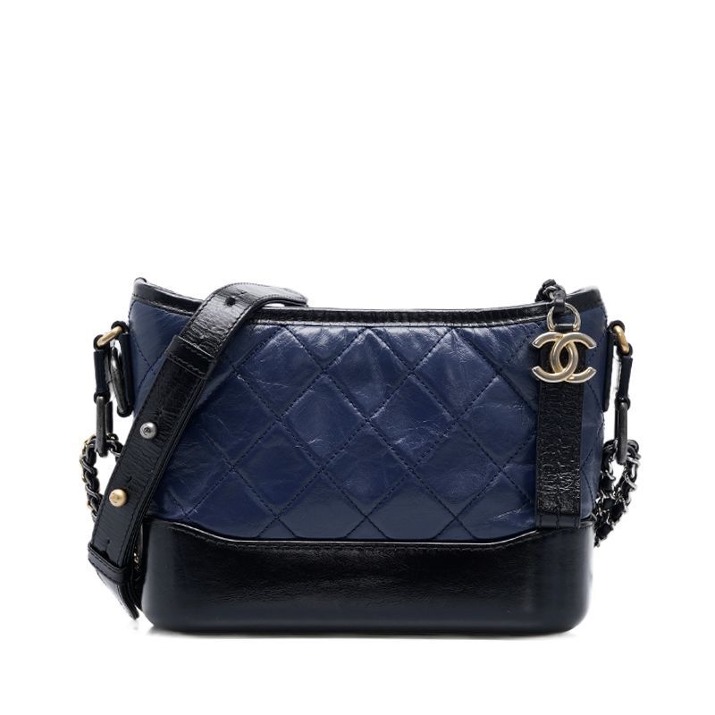 CHANEL Navy Gabrielle Hobo Small Shoulder Bag SKU123456