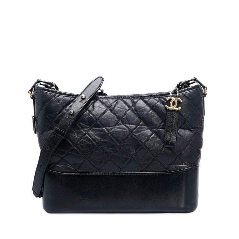 CHANEL Black Gabrielle Hobo Large Shoulder Bag - SKU123