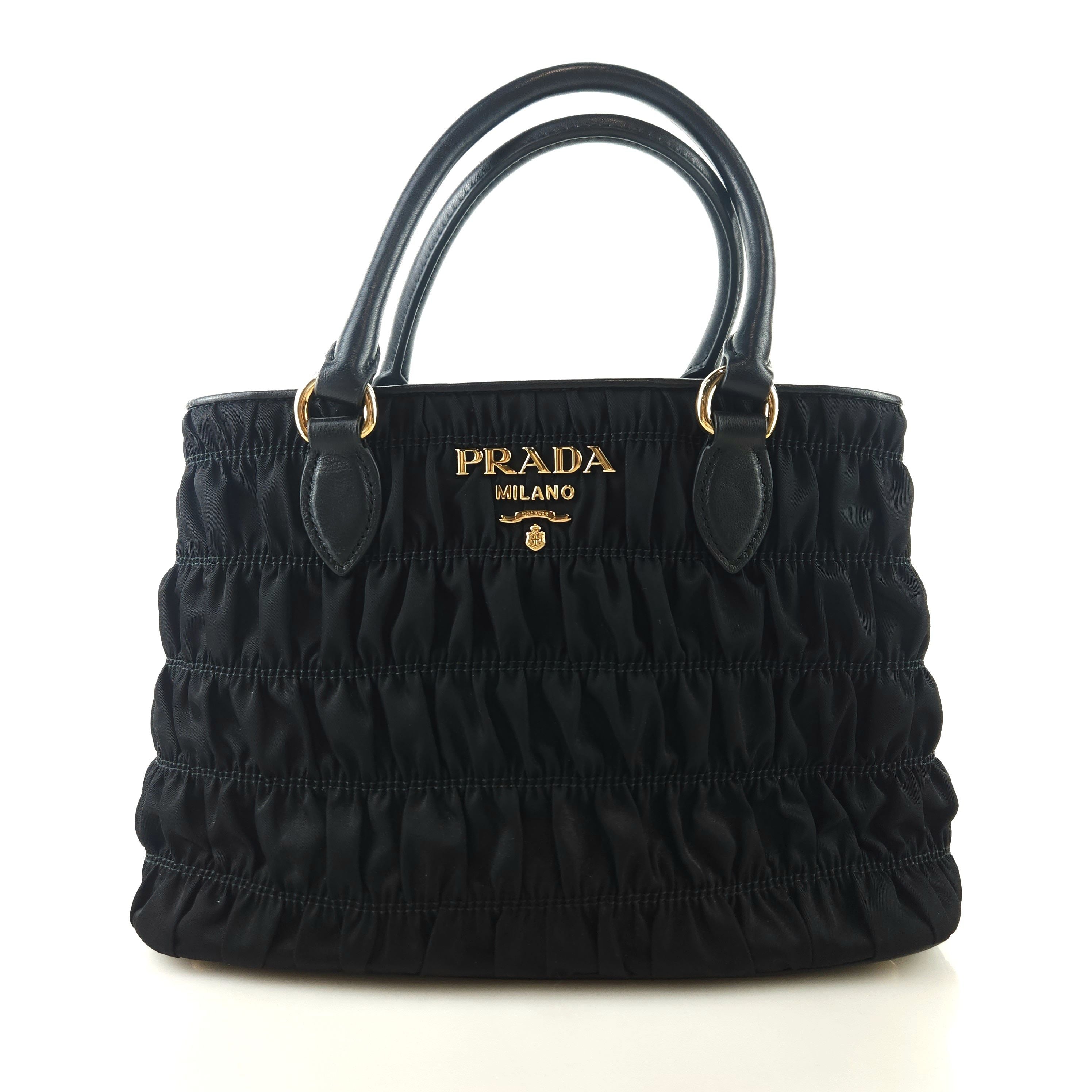 Prada Tessuto Tote Shoulder Bag 8868 -
