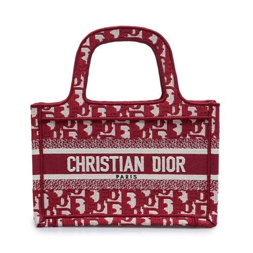 Dior Red Obleak Book Tote Mini Tote Bag SKU1234