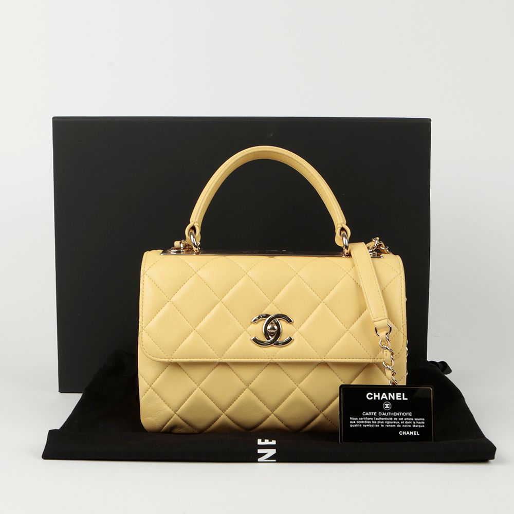 CHANEL Trendy CC Top Handle Small Tote Shoulder Bag A92236