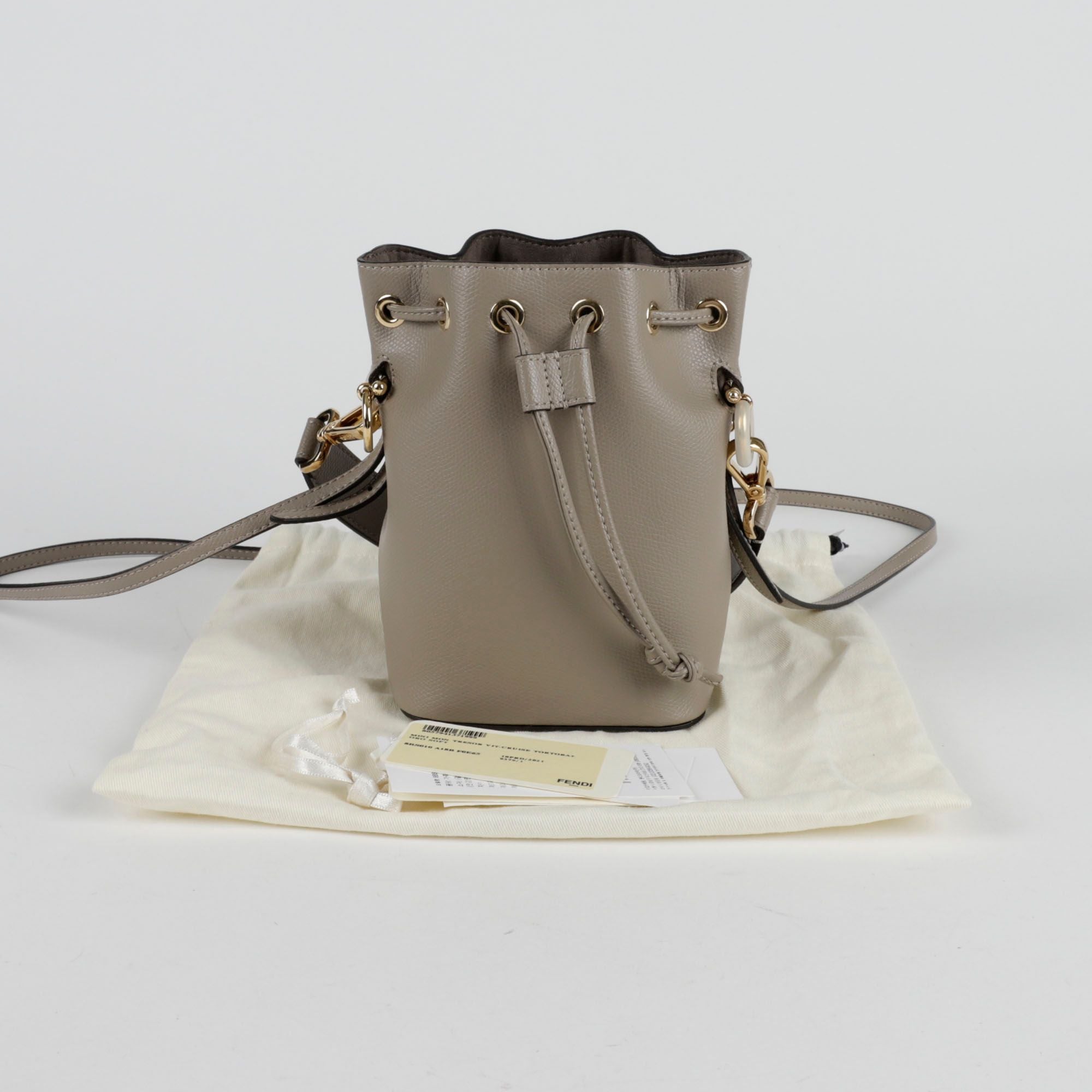 Fendi Mini Bucket Tote Shoulder Bag 8BS010