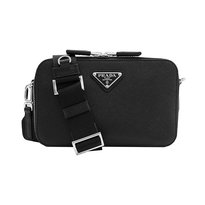 Prada Saffiano crossbody bag Black 2VH173 9Z2 F0002