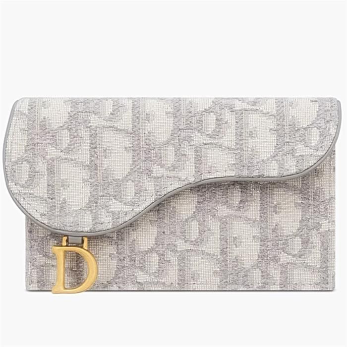 Dior Compact Card Wallet SADDLE Flap S5692CTZQ_M932