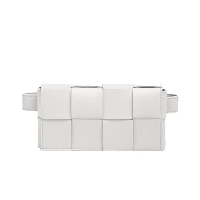 Bottega Veneta Unisex White Belt Bag 668572 VMAY1 9009
