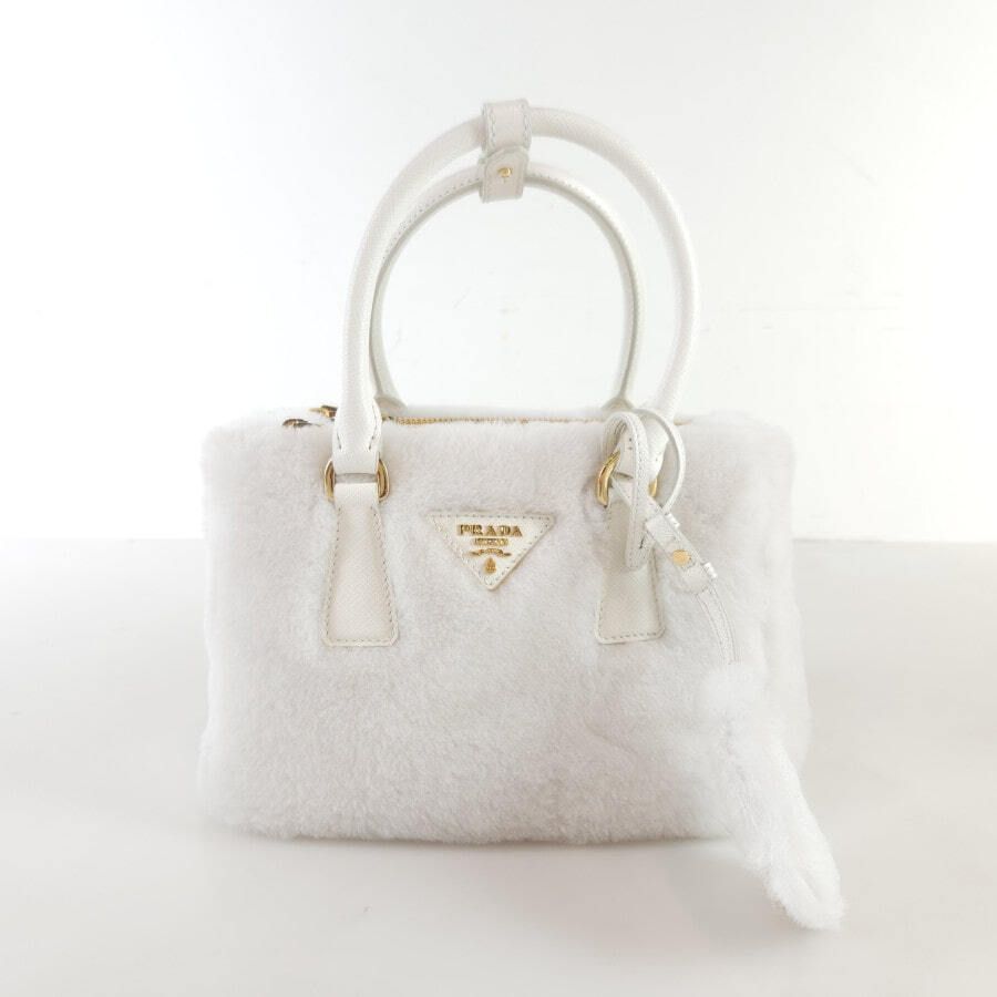 Prada Shearing Gallia Tote Shoulder Cross Bag 1BA906 8787