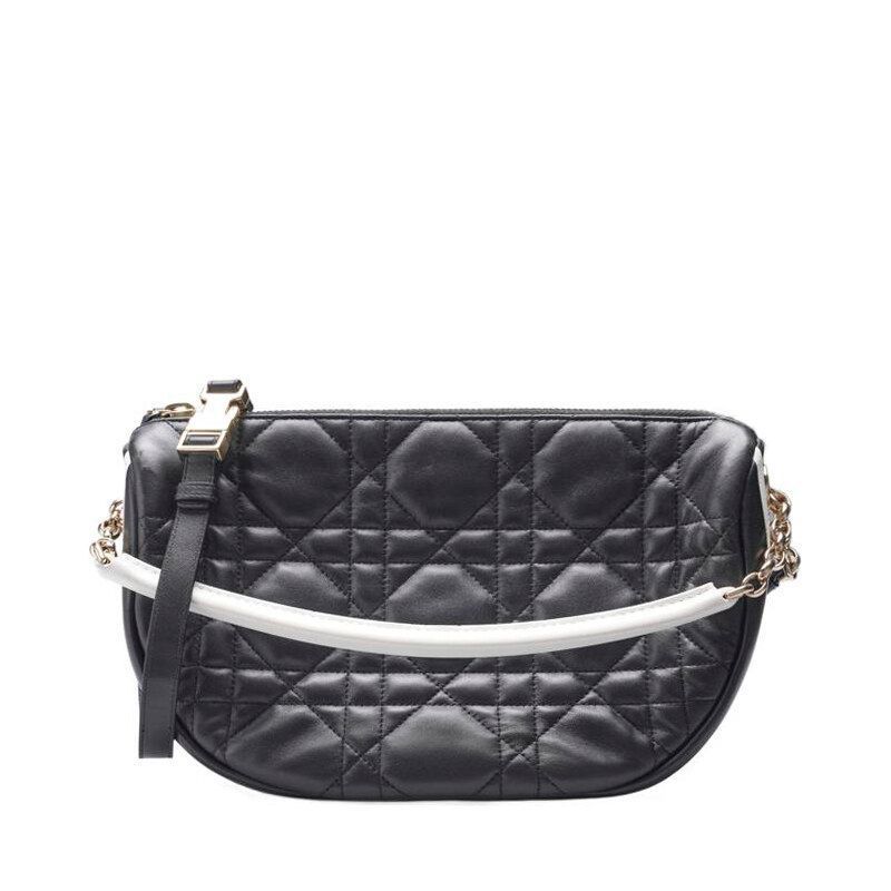 Dior Black Vibe Hobo Medium Shoulder Bag - SKU7234
