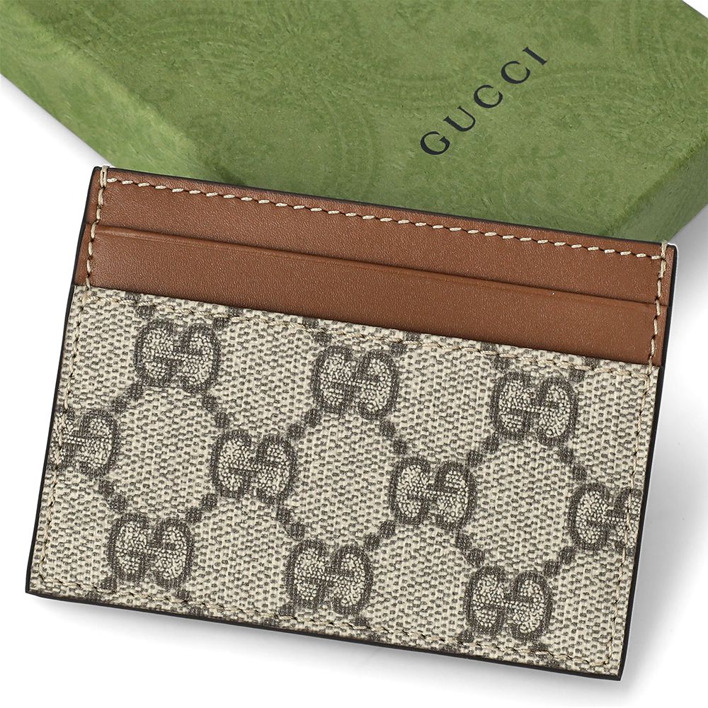 Gucci Canvas Leather Card Wallet 779775 KHNKG 8534