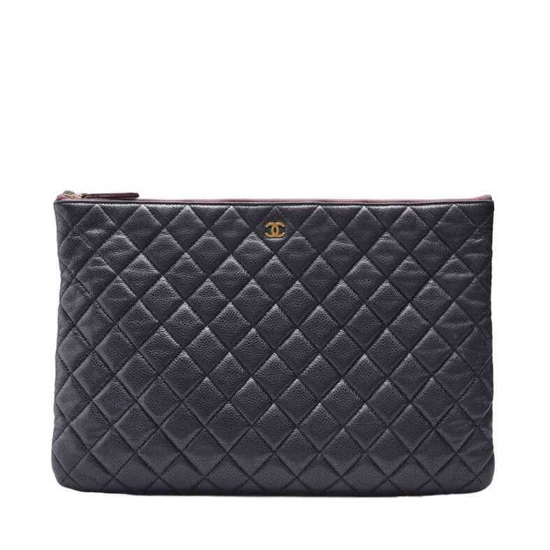 CHANEL Classic Gold Large Clutch SKU