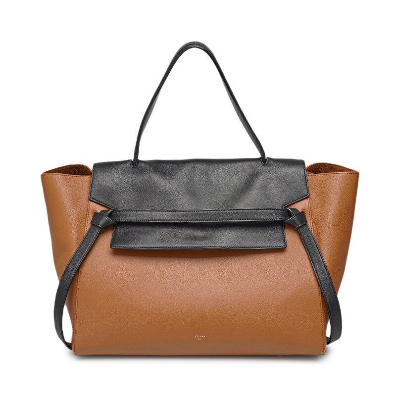 Celine Black Camel Belt Mini Tote Bag SKU: One Size
