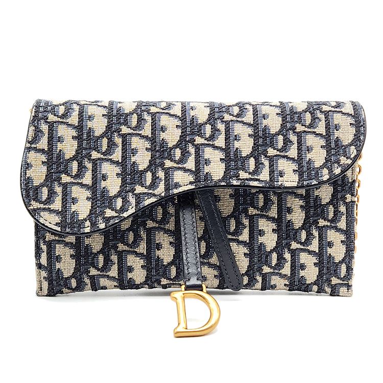 Dior Oblique Saddle Chain Crossbody Bag L844457