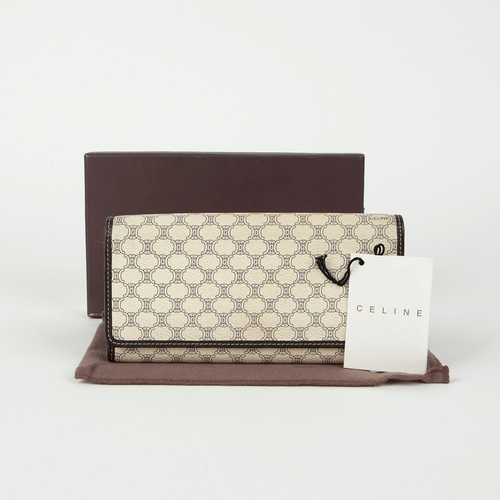 Celine Black Jacquard Wallet 107607CAN