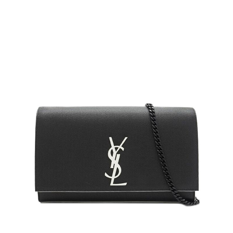 Saint Laurent Black Chain Medium Shoulder Bag SKU