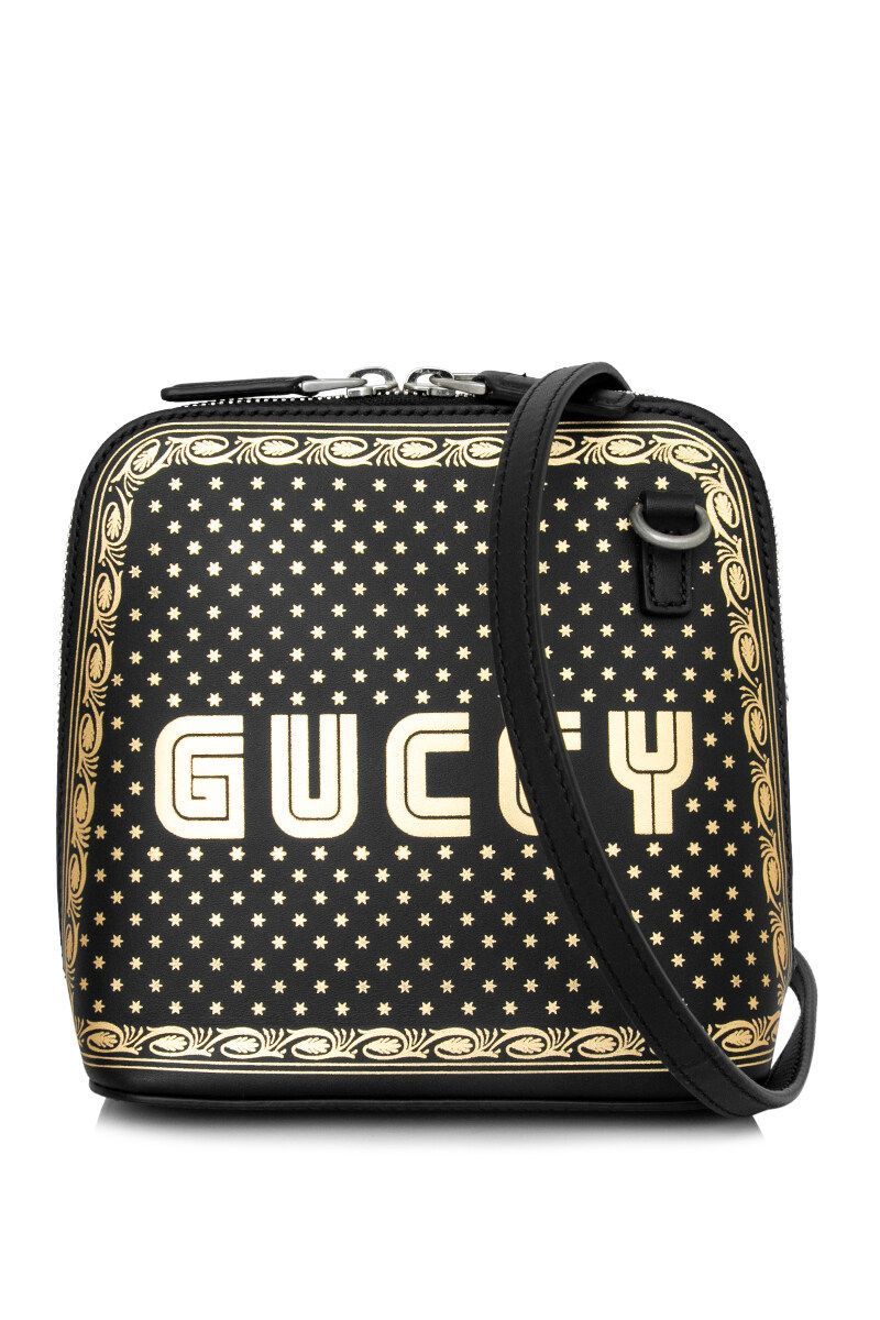 Gucci Black Sega Dome Mini Crossbody Bag SKU123