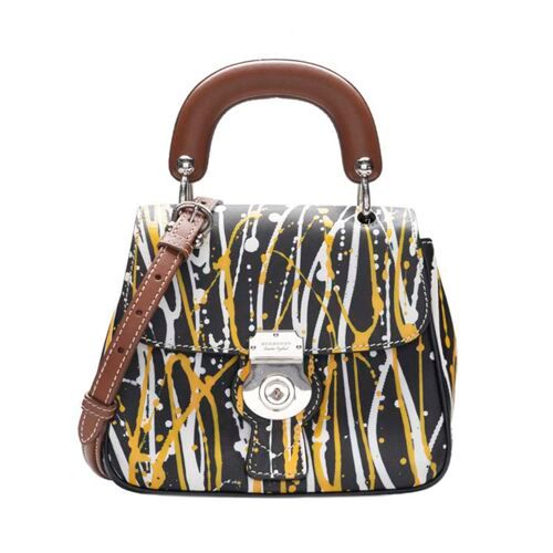 Burberry Black DK88 Splash Small Tote Bag SKU123