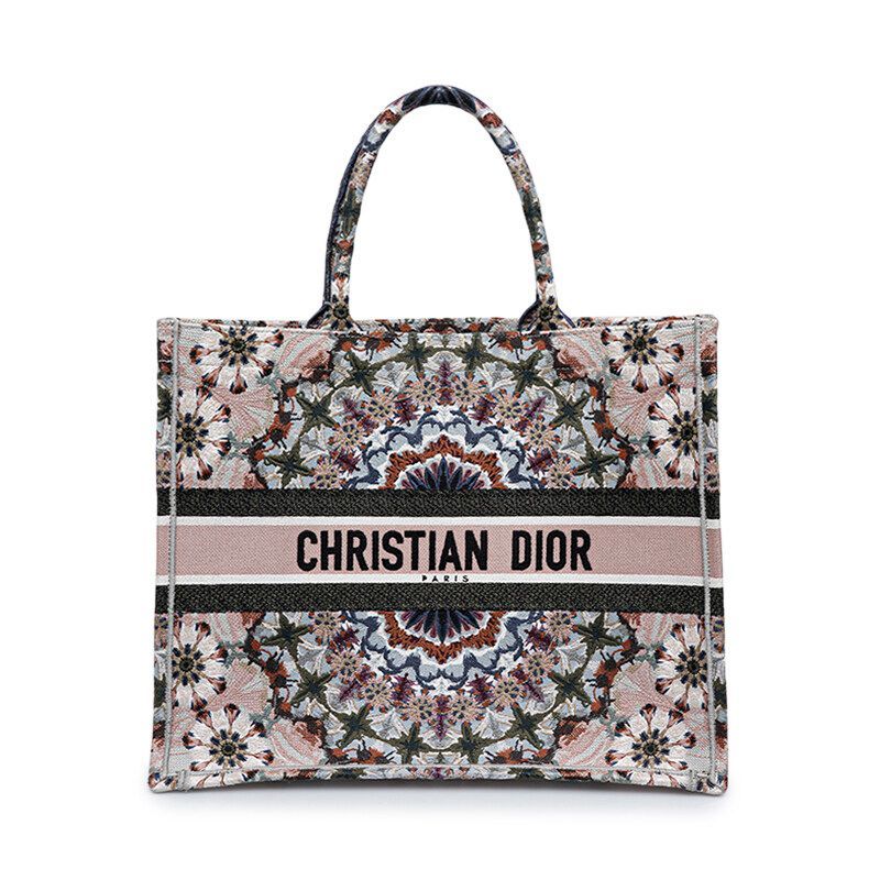 Dior White Flower Book Tote Large Tote Bag SKU123