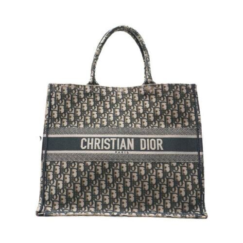 Dior Green Oblique Book Tote Large Tote Bag - SKU 123456