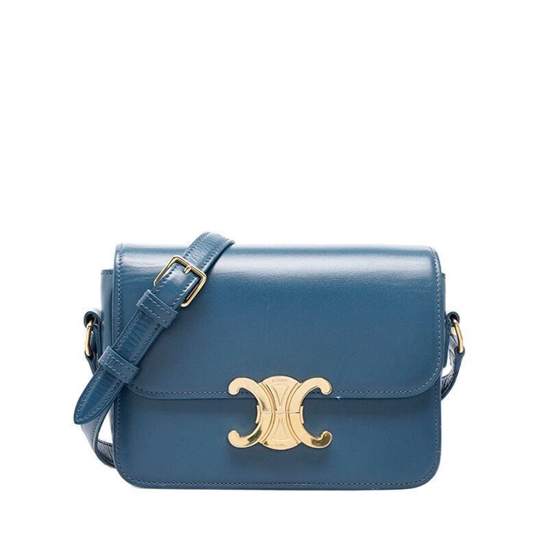 Celine Blue Trio Phe Tin Crossbody Bag SKU1234