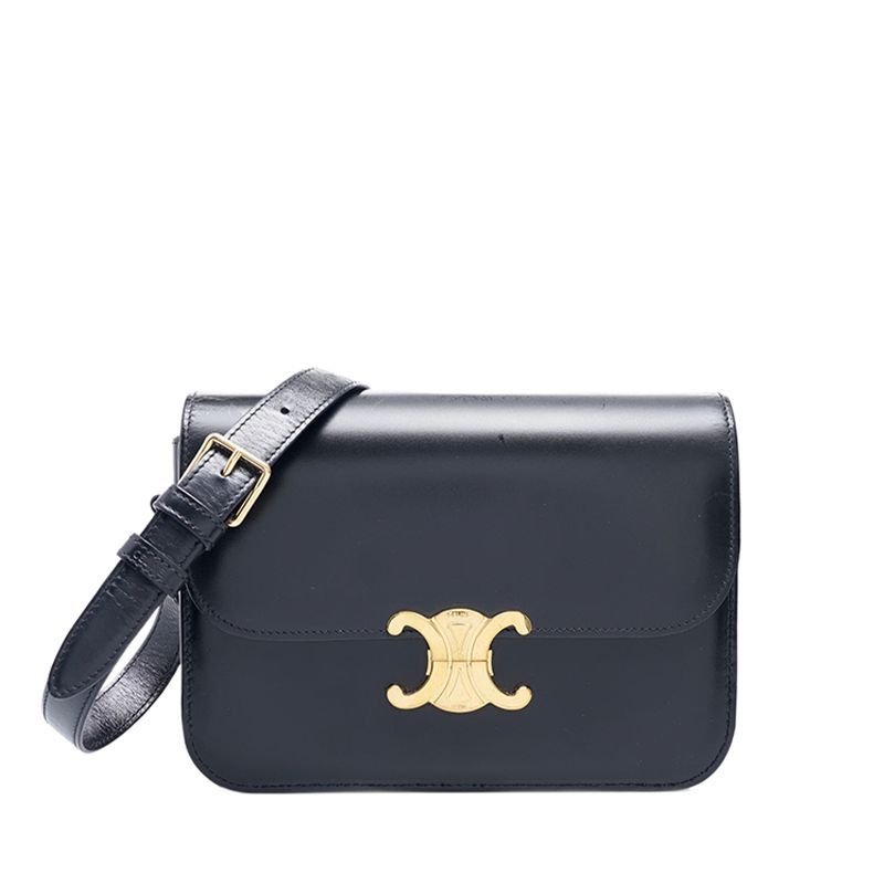 Celine Black Trio Pe Medium Crossbody Bag SKU123