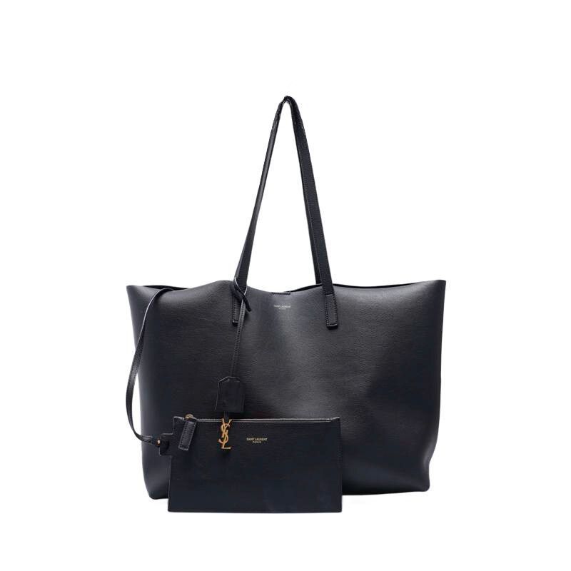 Saint Laurent Black Large Shoulder Bag SKU12345