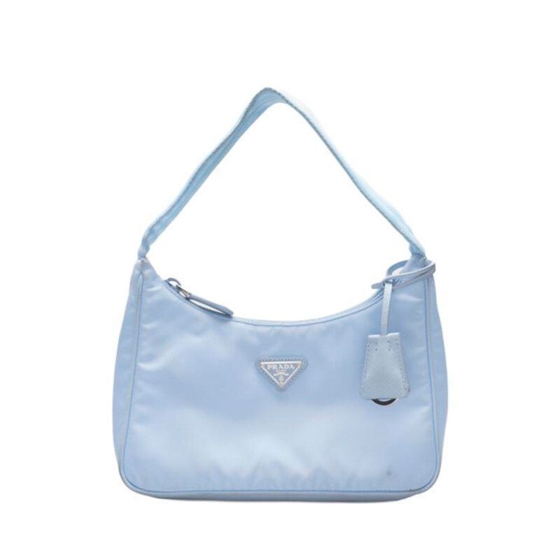 Prada Light Blue Edition 2000 Hobo Shoulder Bag SKU 2000