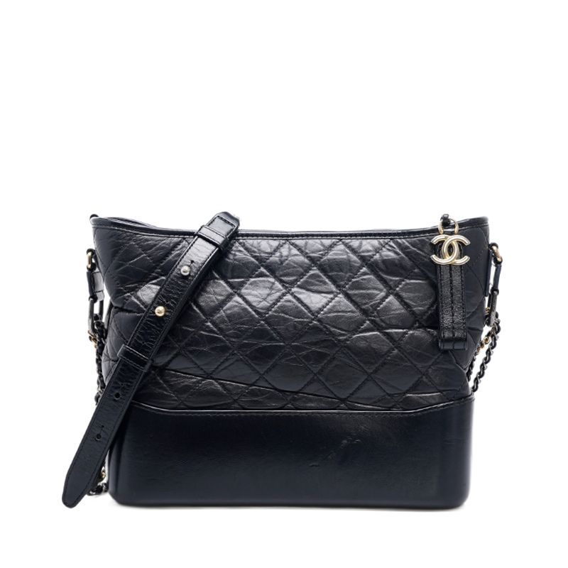 CHANEL Black Gabrielle Large Shoulder Bag SKU123
