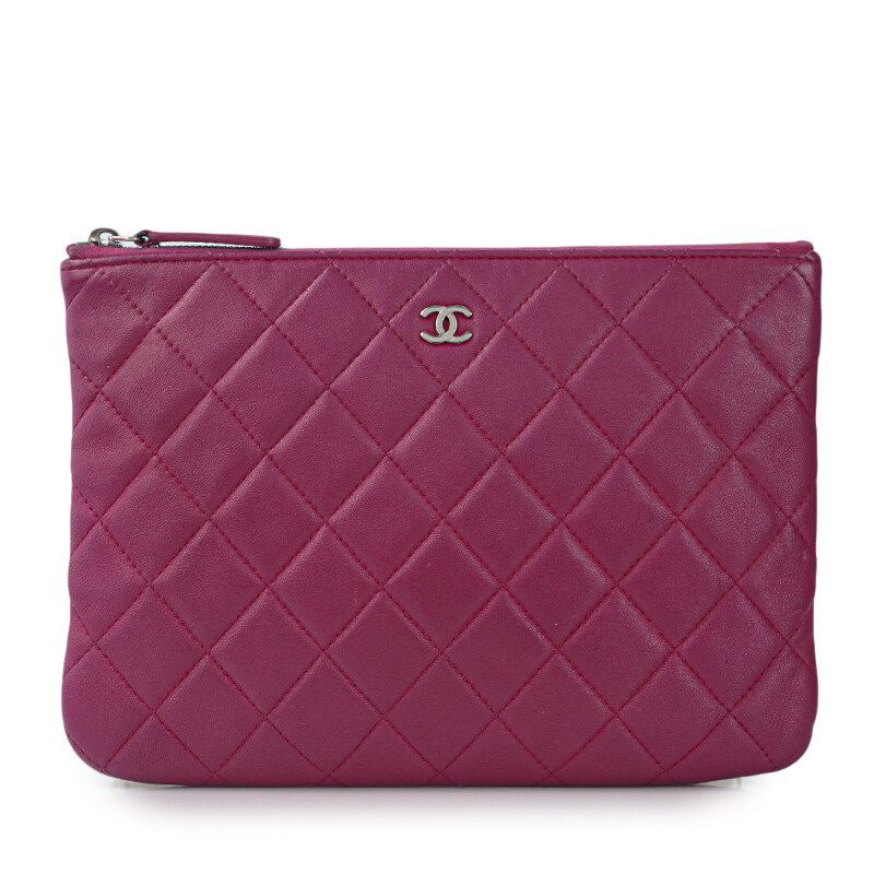CHANEL Purple Classic Neodium Clutch - SKU: 1001