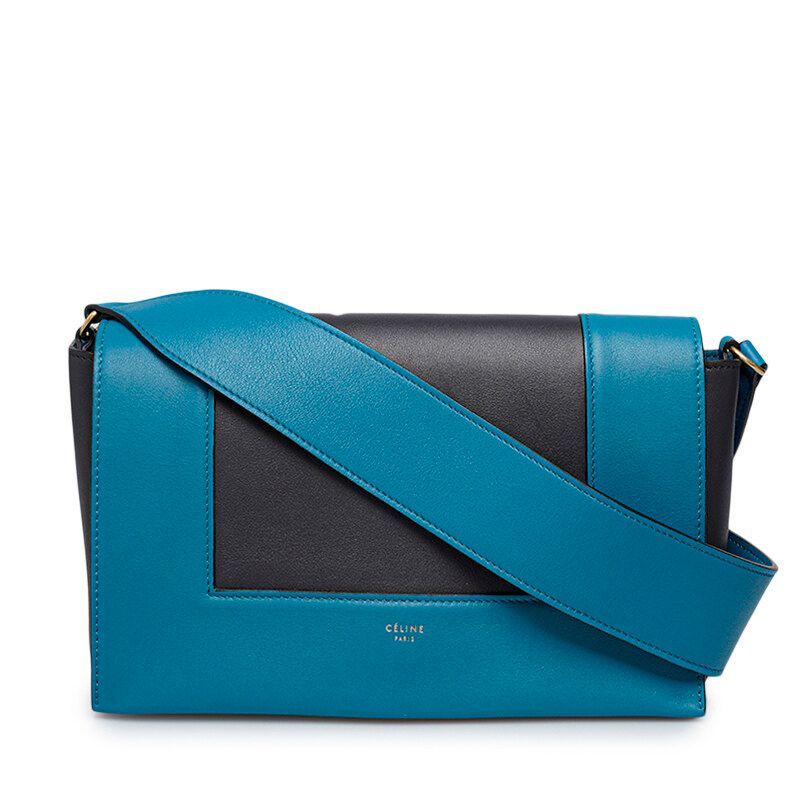 Celine Blue Frame Medium Shoulder Bag SKU123