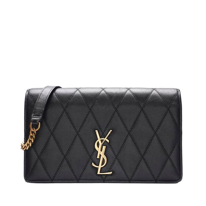 Saint Laurent Black Beke Chain Mini Crossbody Bag SKU123