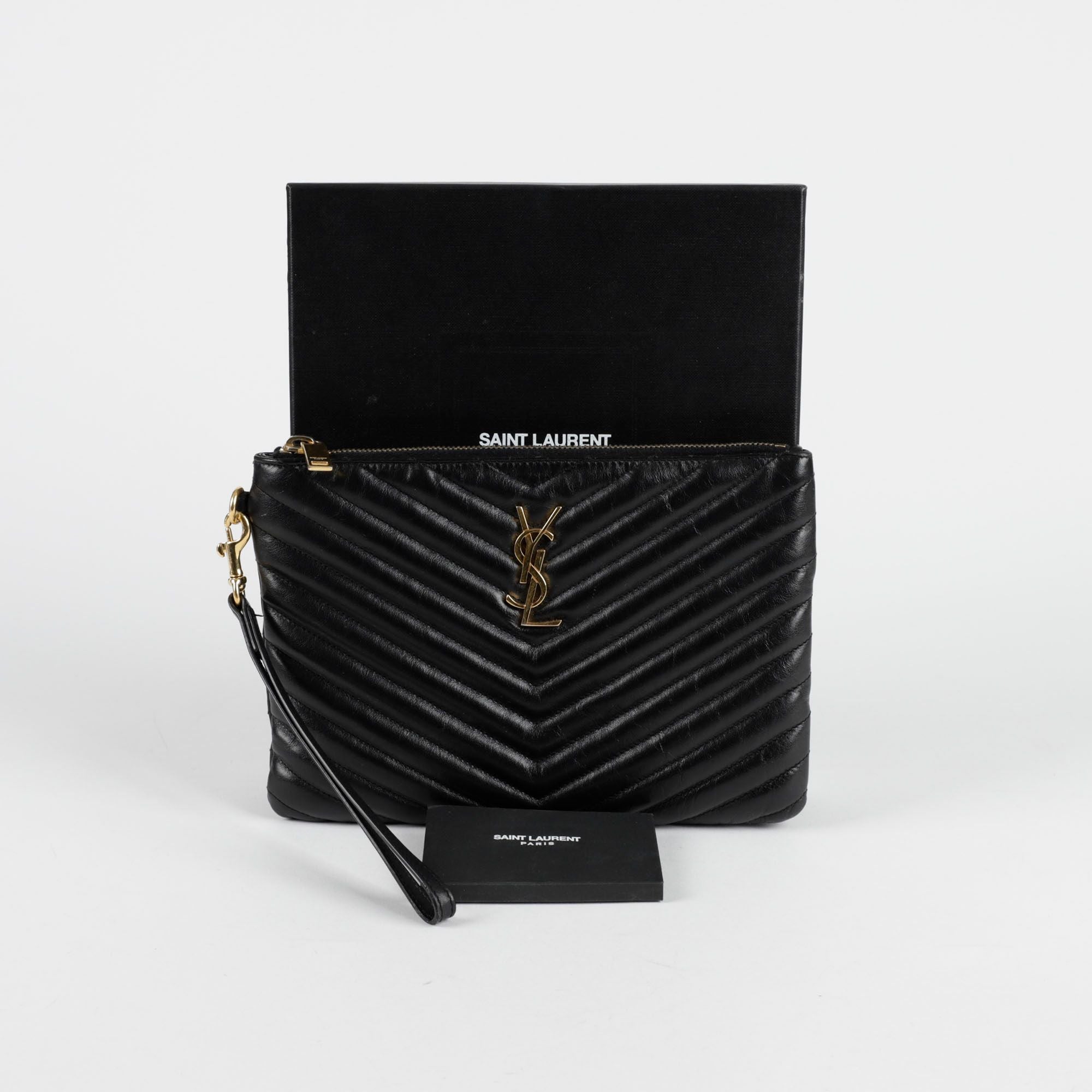 Saint Laurent Monogram Clutch 379039 SKU