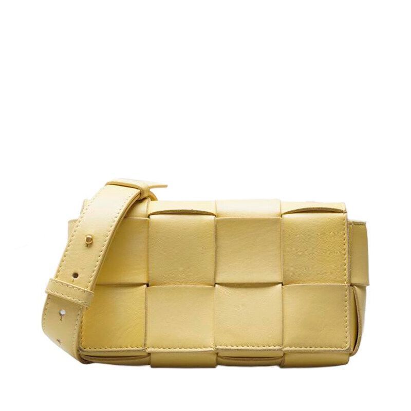 Bottega Veneta Yellow Cassette Mini Belt Bag - SKU 123456