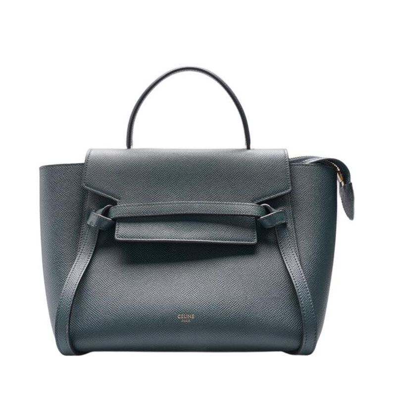 Celine Dark Green Belt Bag Micro Tote Bag SKU123
