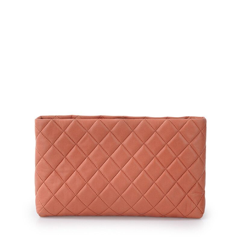 CHANEL Orange Evening Clutch - SKU123