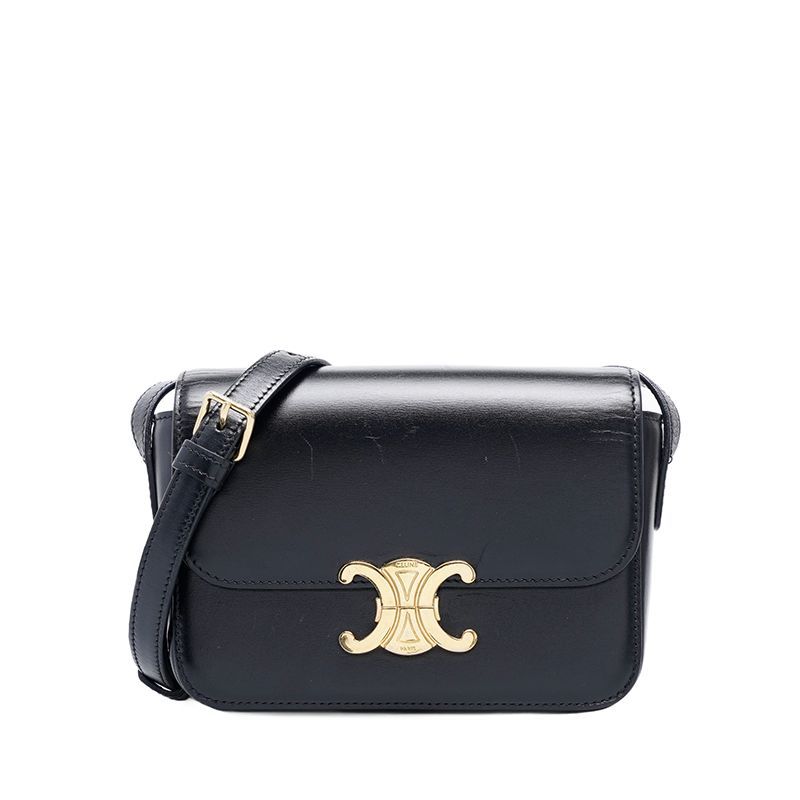 Celine Black Triophy Nano Crossbody Bag SKU12345