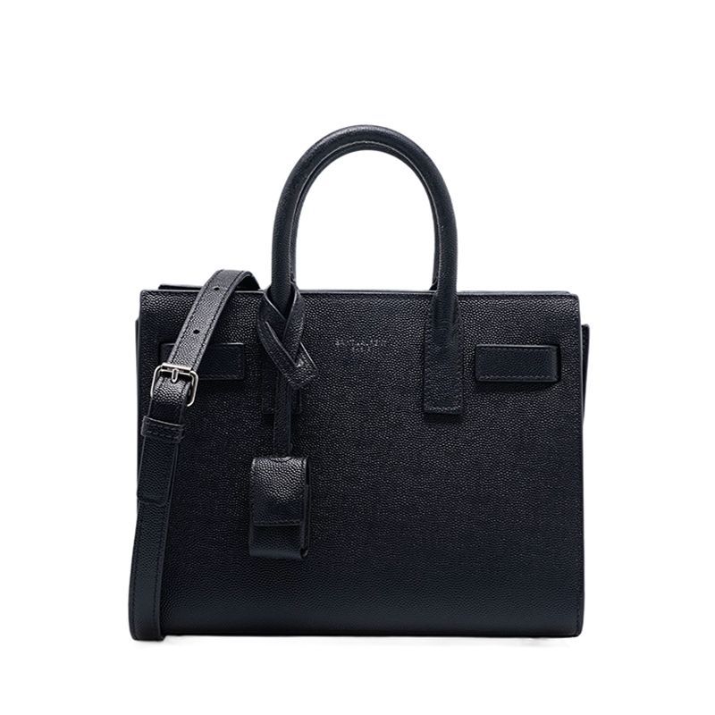 Saint Laurent Black Classic Saddle Nano Tote Bag SKU123
