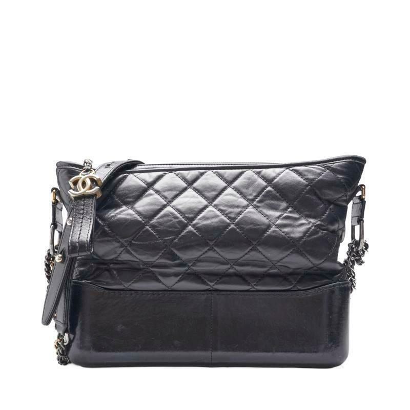 CHANEL Black Gabrielle Hobo Large Shoulder Bag - SKU12345