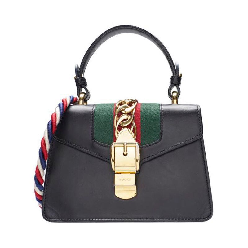 Gucci Black Suede Mini Tote Bag SKU