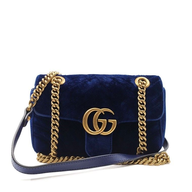 Gucci Velvet Shoulder Bag Mini (446744) 50223043