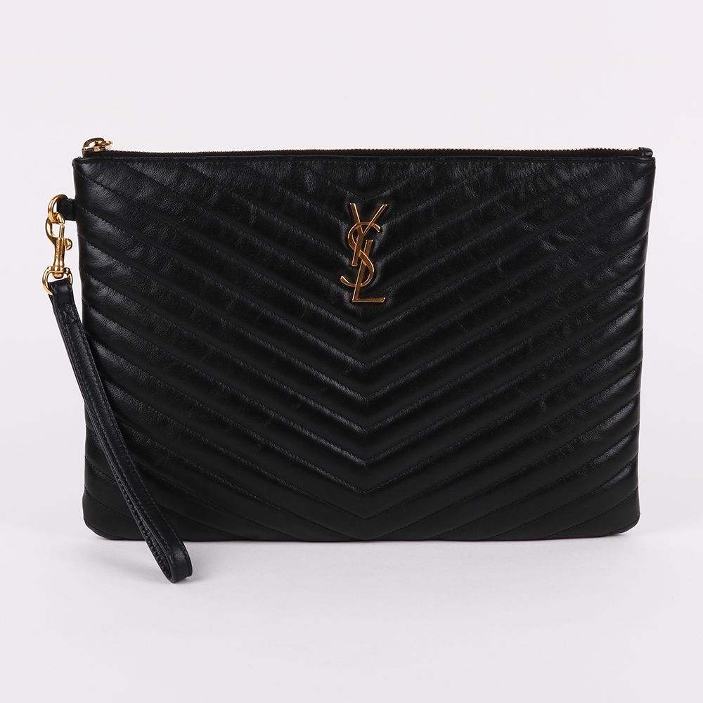 Saint Laurent Matelasse Gold Neodium Clutch Bag 559193