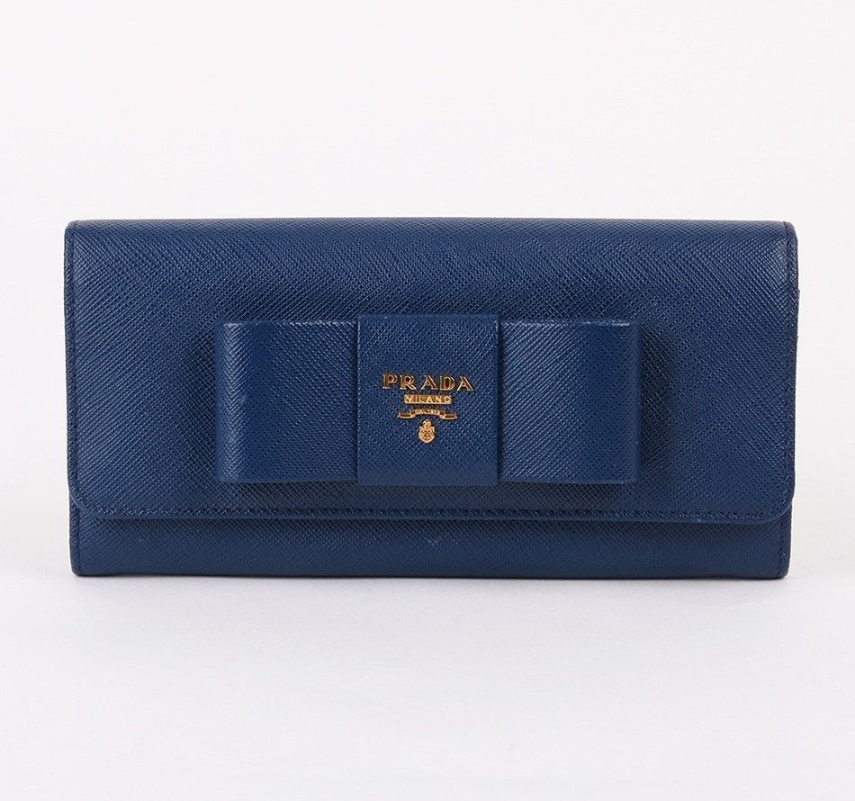 Prada Blue Ribbon Long Wallet 1MH132