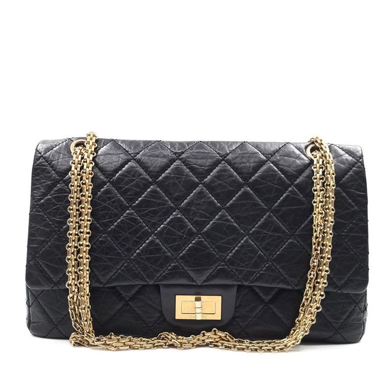 CHANEL Vintage 2.55 Large Shoulder Bag 42123013