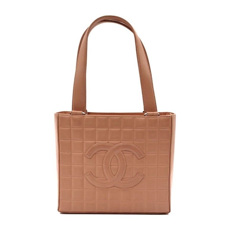 CHANEL Chocolate Bar Tote Shoulder Bag 10423013