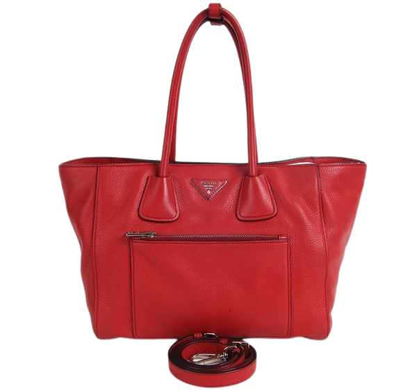 Prada Red 2WAY Bag BN2795 by VITELLO PHOENIX