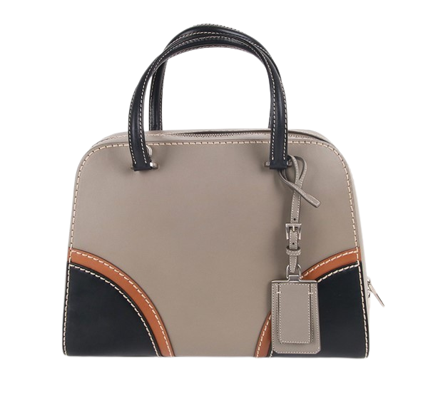 Prada Gray Two-Tone 2WAY Bag BL0920